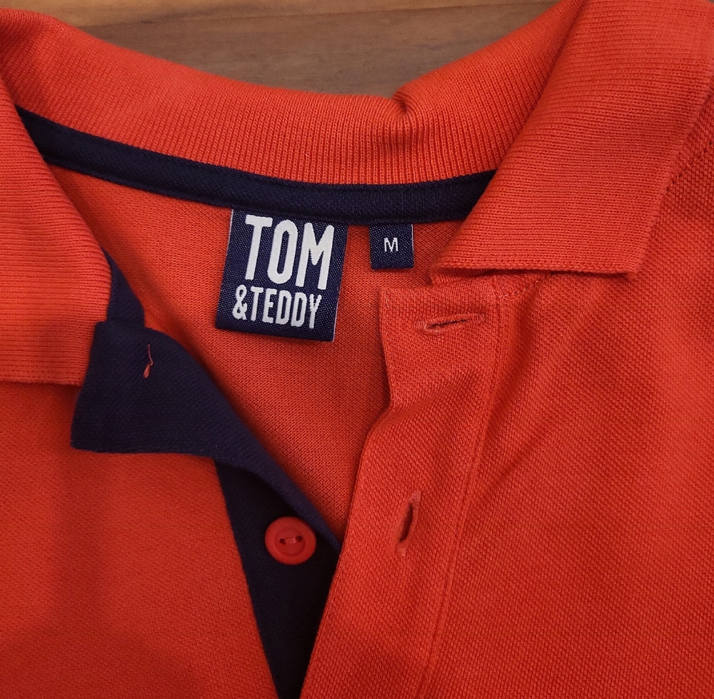 Tom & Teddy Vibrant Orange Polo